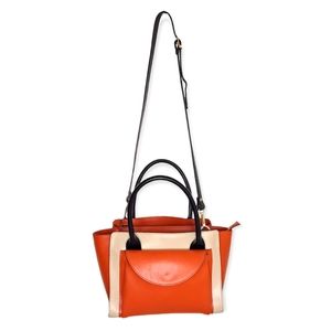 Divina Ferenze Margie Satchel shoulder bag Italian made genuine leather handmade